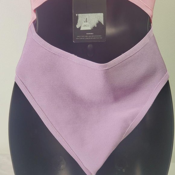 Pretty Little Things Cut Out Zip Front Swimsuit - Picture 9 of 12